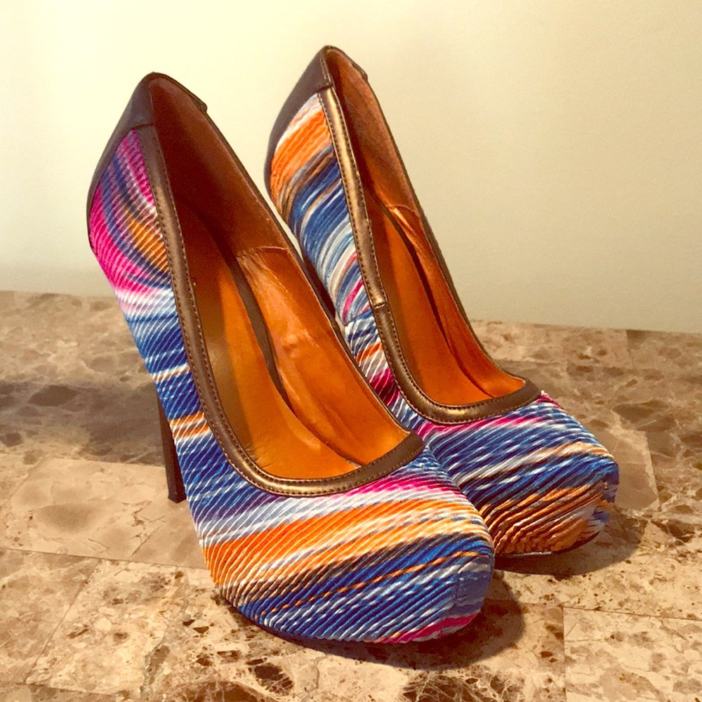 Multicolor Heels